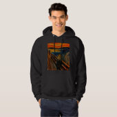 Het schermfractale schilderij Edvard Munch Hoodie (Voorkant volledig)