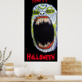 HET SCHERMMONSTER-Poster Poster (Keuken)