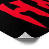 HET SCHERMMONSTER-Poster Poster (Hoek)