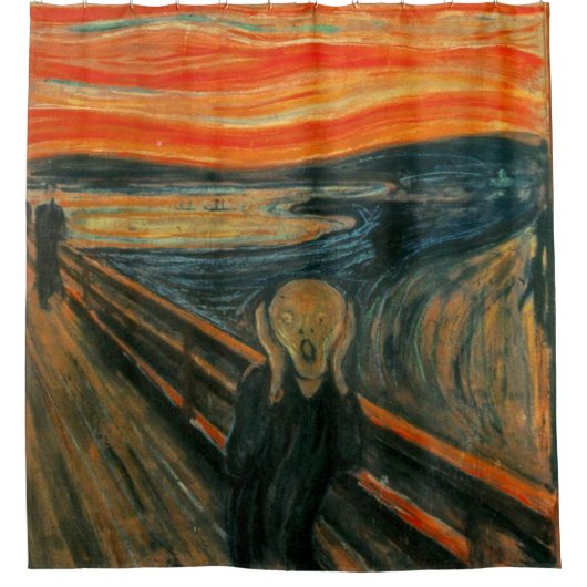 Het schermschildergordijn douchegordijn (Voorkant)