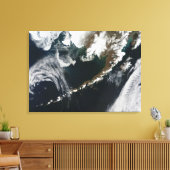 Het schiereiland Alaskan en de eilanden Aleutian Canvas Afdruk (Insitu (Woonkamer))