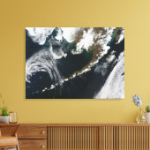 Het schiereiland Alaskan en de eilanden Aleutian Canvas Afdruk (Insitu (Woonkamer))