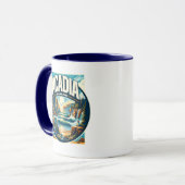 Het schiereiland Doha Qatar Arabia Mok (Voorkant links)