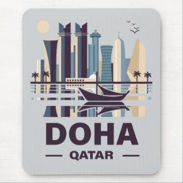 Het schiereiland Doha Qatar Arabia Muismat