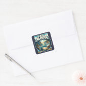 Het schiereiland Doha Qatar Arabia Vierkante Sticker (Envelop)