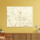 Het schiereiland en de Golf van Florida Canvas Afdruk (Insitu (Woonkamer))