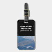 Het schiereiland Florida. Bagagelabel (Voorkant verticaal)