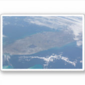 Het schiereiland Florida. Sticker (Voorkant)