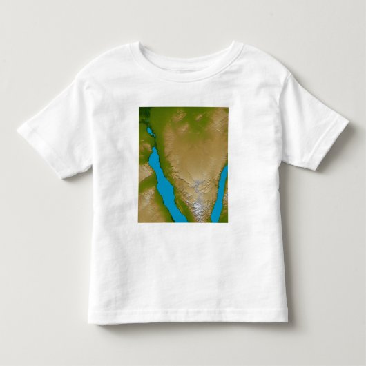 Het schiereiland Sinai Kinder Shirts (Voorkant)