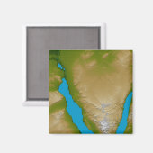 Het schiereiland Sinai Magneet (Voorkant / Achterkant)