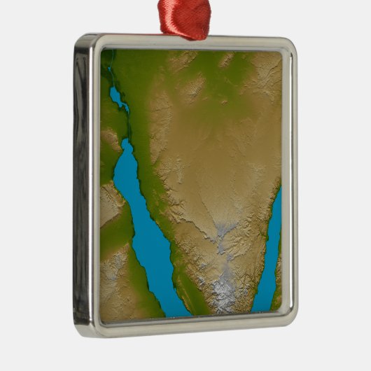 Het schiereiland Sinai Metalen Ornament (Rechts)
