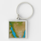 Het schiereiland Sinai Sleutelhanger (Voorkant)