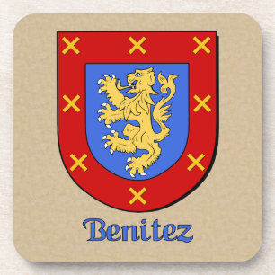 Het Schild van de Familie van Benitez Drankjes Onderzetter