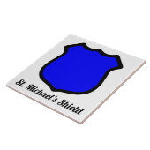Het Schild van St. Michael Tegeltje (Zijkant)