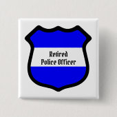 Het Schild van St. Michael Vierkante Button 5,1 Cm (Voorkant)