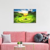 Het Schilderachtig eiland Skye in Schotland Canvas Afdruk (Insitu (Woonkamer))
