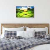 Het Schilderachtig eiland Skye in Schotland Canvas Afdruk (Insitu (Slaapkamer))