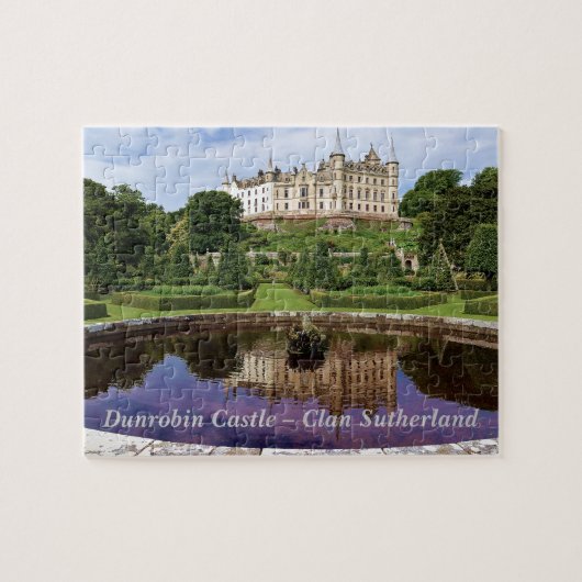 Het Schilderachtig landschap Dunrobin Castle van S Legpuzzel (Horizontaal)