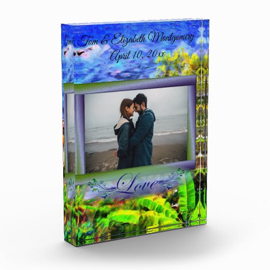 Het Schilderachtig Uitzicht 0819 van de Liefde Fotoblokken (Links)