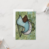 Het Schilderachtig Wenskaart van de Route Kaart (Voorkant / Achterkant in situ)