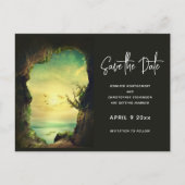 Het Schilderachtig Zee overschrijven sparen de Dat Uitnodiging Briefkaart (Voorkant)