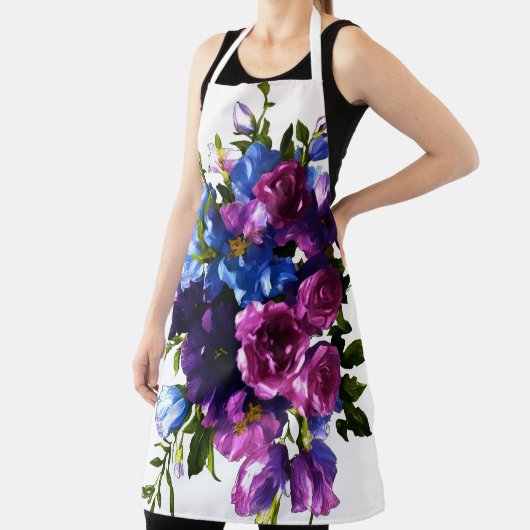 Het schilderen Bloemennevel Om het even welke kleu Schort (Insitu)