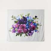 Het schilderen Bloemennevel Om het even welke kleu Wandkleed (Voorkant (horizontaal))