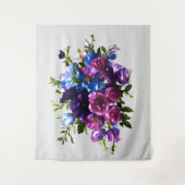 Het schilderen Bloemennevel Om het even welke kleu Wandkleed (Voorkant)