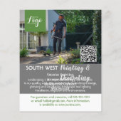 Het schilderen en het verfraaien van bedrijvenflye flyer (Achterkant)