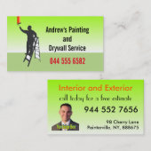 Het schilderen Expert Kleurrijk Fantastisch Perfec Visitekaartje (Voorkant / Achterkant)