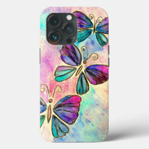 Het schilderen Kleurrijke Vlinder Case-Mate iPhone Case
