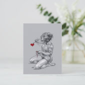 Het schilderen Liefde Briefkaart (Staand voorkant)