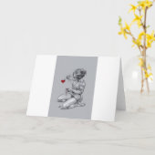 Het schilderen Liefde Kaart (Gele Bloem)