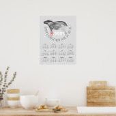 Het schilderen OX Chinees Nieuw Jaar 2021 Agenda P Poster (Keuken)