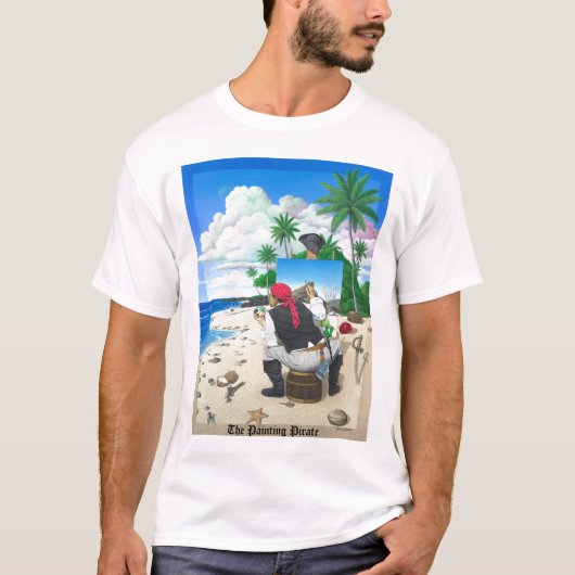 Het schilderen piraat t-shirt (Voorkant)