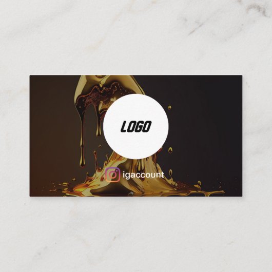 Het schilderen QR Code Visitekaartje (Achterkant)