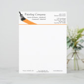 Het schilderen Sinaasappel van het Bedrijf van de  (Staand voorkant)