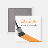 Het schilderen Sinaasappel van het Bedrijf van de Magneet (Voorkant / Achterkant)