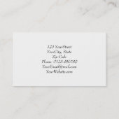 Het schilderen Sinaasappel van het Bedrijf van de  Visitekaartje (Achterkant)