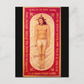 Het schilderen van Christus Briefkaart (Voorkant)