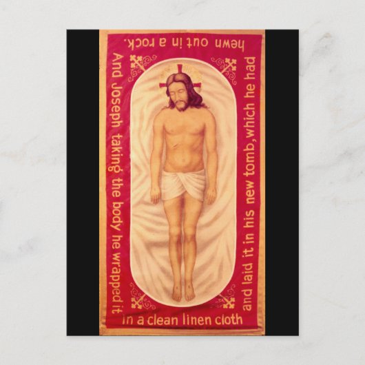 Het schilderen van Christus Briefkaart (Voorkant)