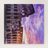Het schilderen van Colosseum in Rome bij zonsonder Legpuzzel (Horizontaal)