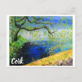 Het schilderen van Cork Willows door de briefkaart