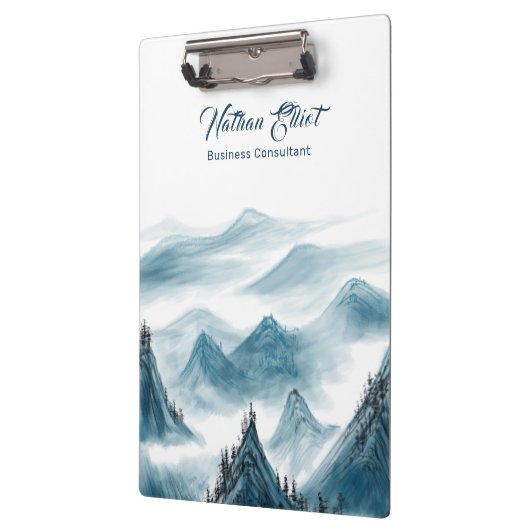 Het Schilderen van de bergen het Landschap Citaat  Klembord (Links)