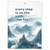 Het Schilderen van de bergen het Landschap Citaat  Klembord (Achterkant)