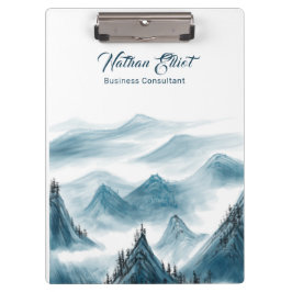 Het Schilderen van de bergen het Landschap Citaat Klembord