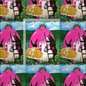 Het schilderen van de BIG PINK EGG! Stof (Delen)