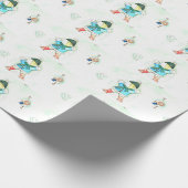 Het schilderen van de draden van de Guinese pier e Cadeaupapier (Hoek)