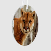 Het Schilderen van de Foto van de poema Ornament (voorkant)