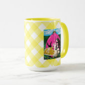 Het schilderen van de GIANT EEGG Koffee Mok (Voorkant rechts)